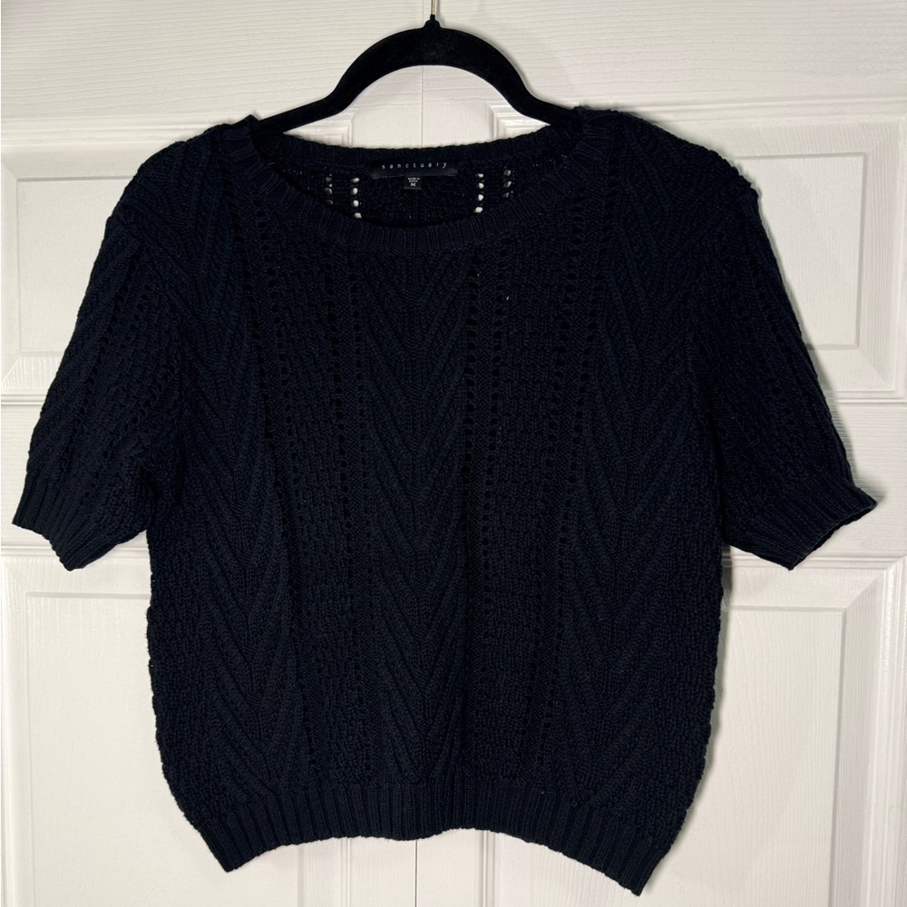 Sanctuary Black Knit Sweater